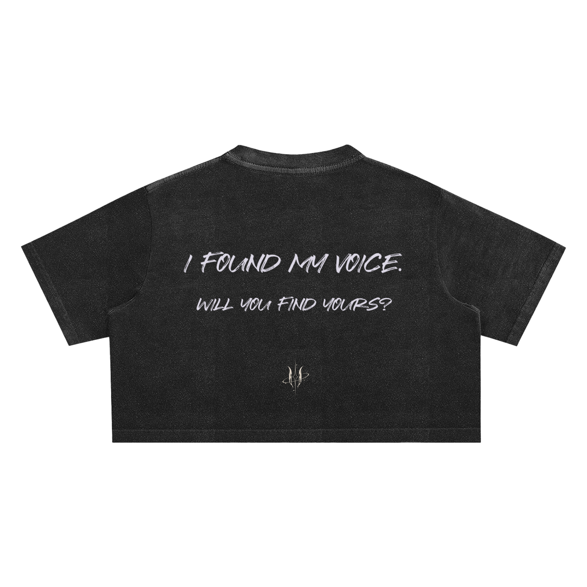UNSEEN | Silent No More Snow Washed Crop Tee