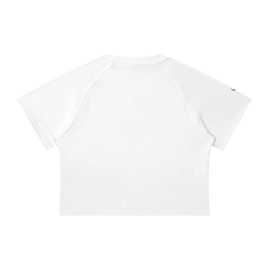 UNSEEN | Mineral Wash Raglan Crop Tee