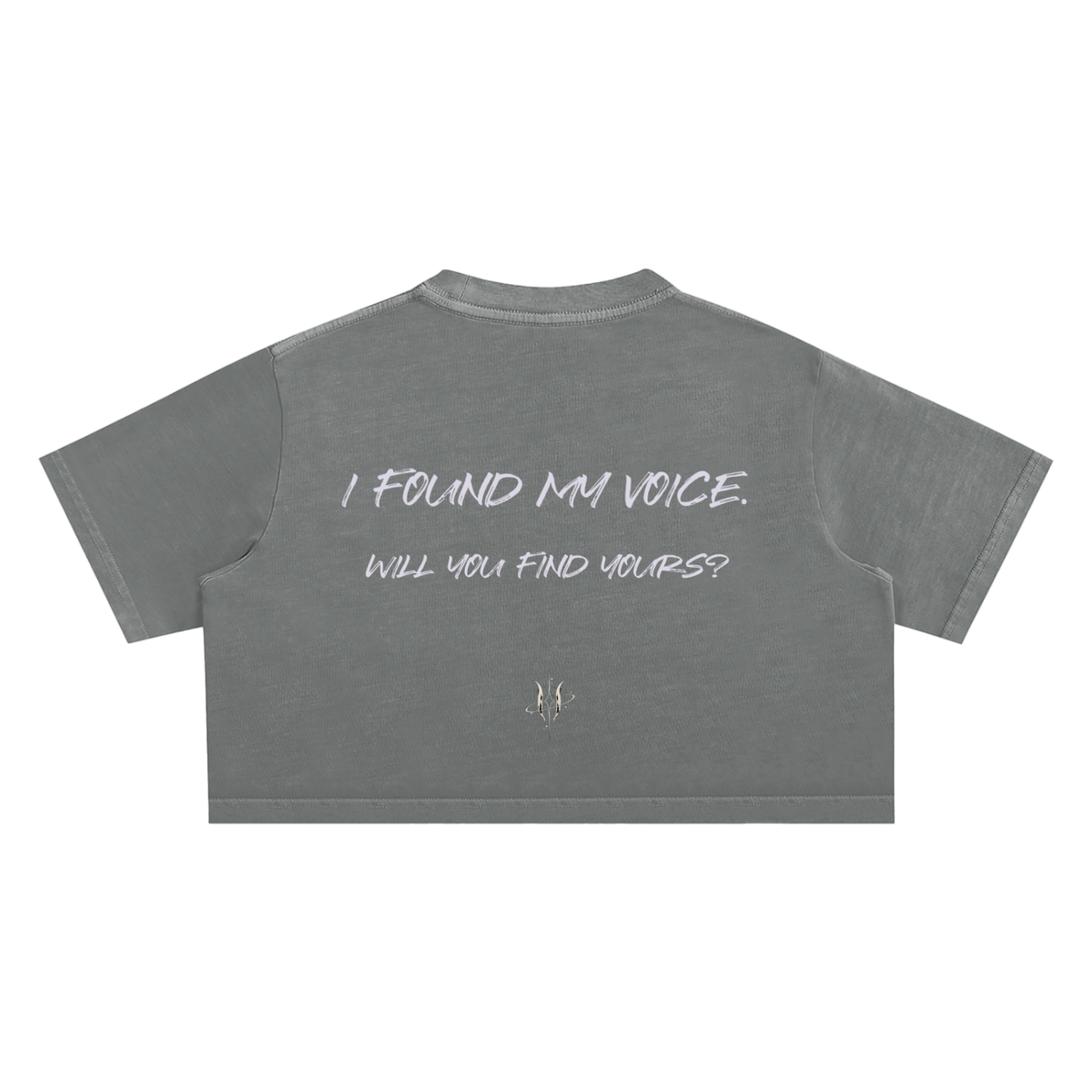 UNSEEN | Silent No More Snow Washed Crop Tee
