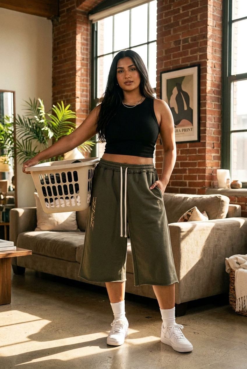 UNSEEN | Heavyweight Raw Edge Shorts