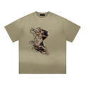 UNSEEN | Your Time Is Not Theirs Sun Fade Hand-Frayed Cotton Tee