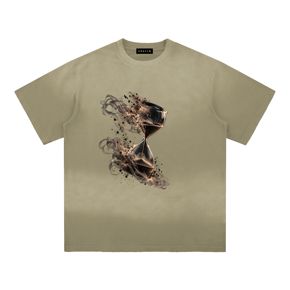 UNSEEN | Your Time Is Not Theirs Sun Fade Hand-Frayed Cotton Tee