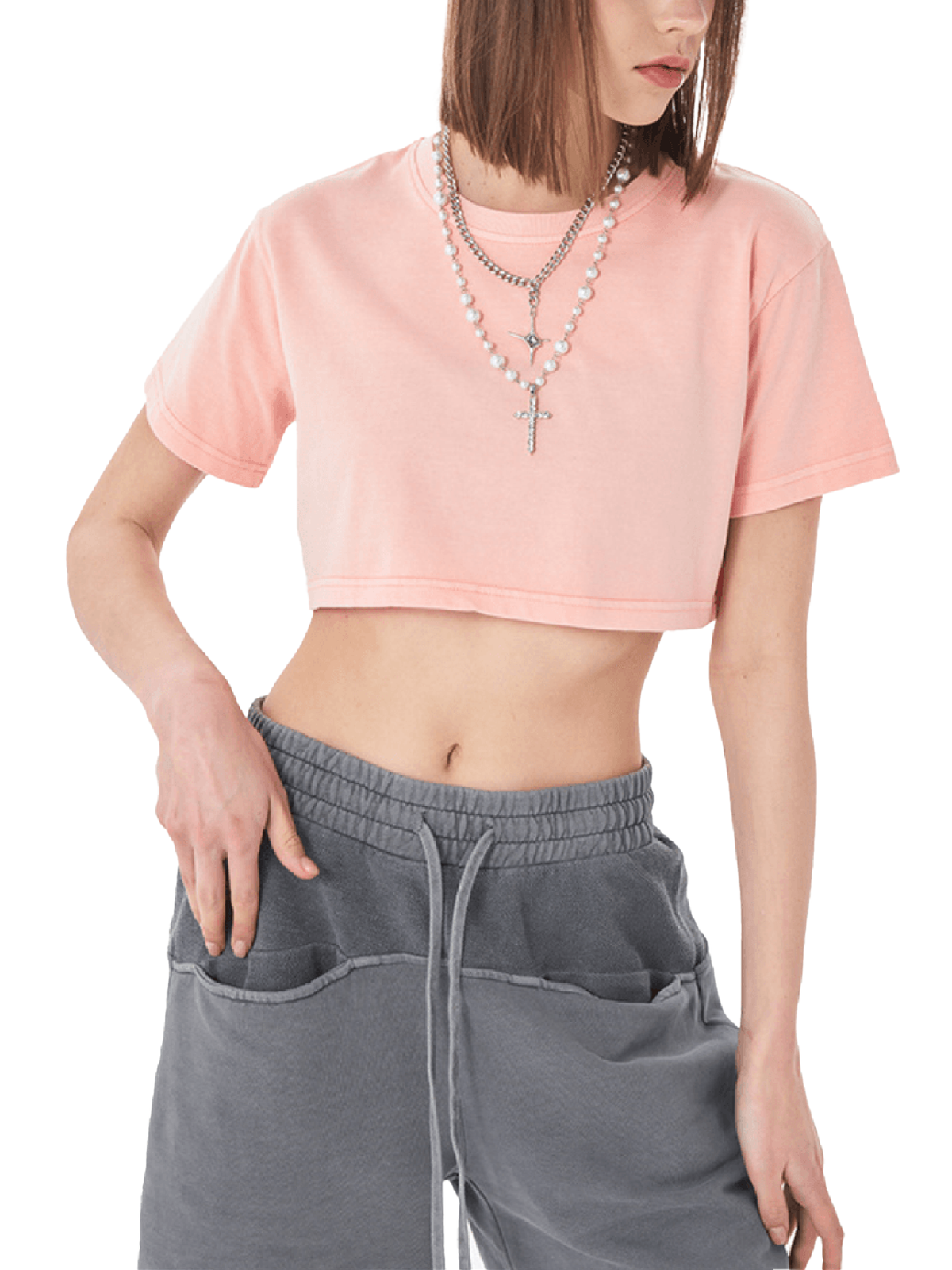 UNSEEN | Silent No More Snow Washed Crop Tee