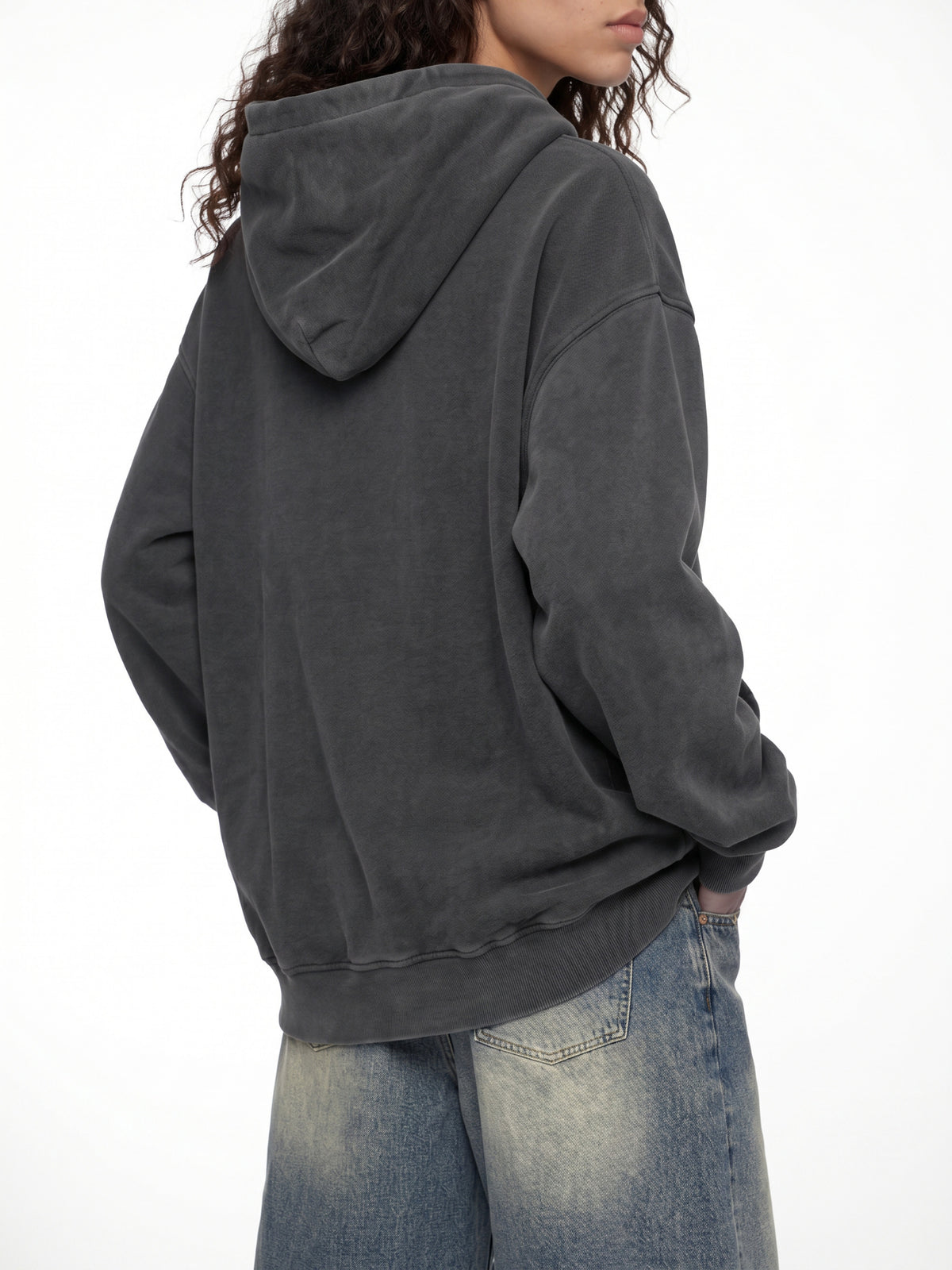 Still Here. Still Haunted. Still Healing. | Snow Wash Oversized Hoodie